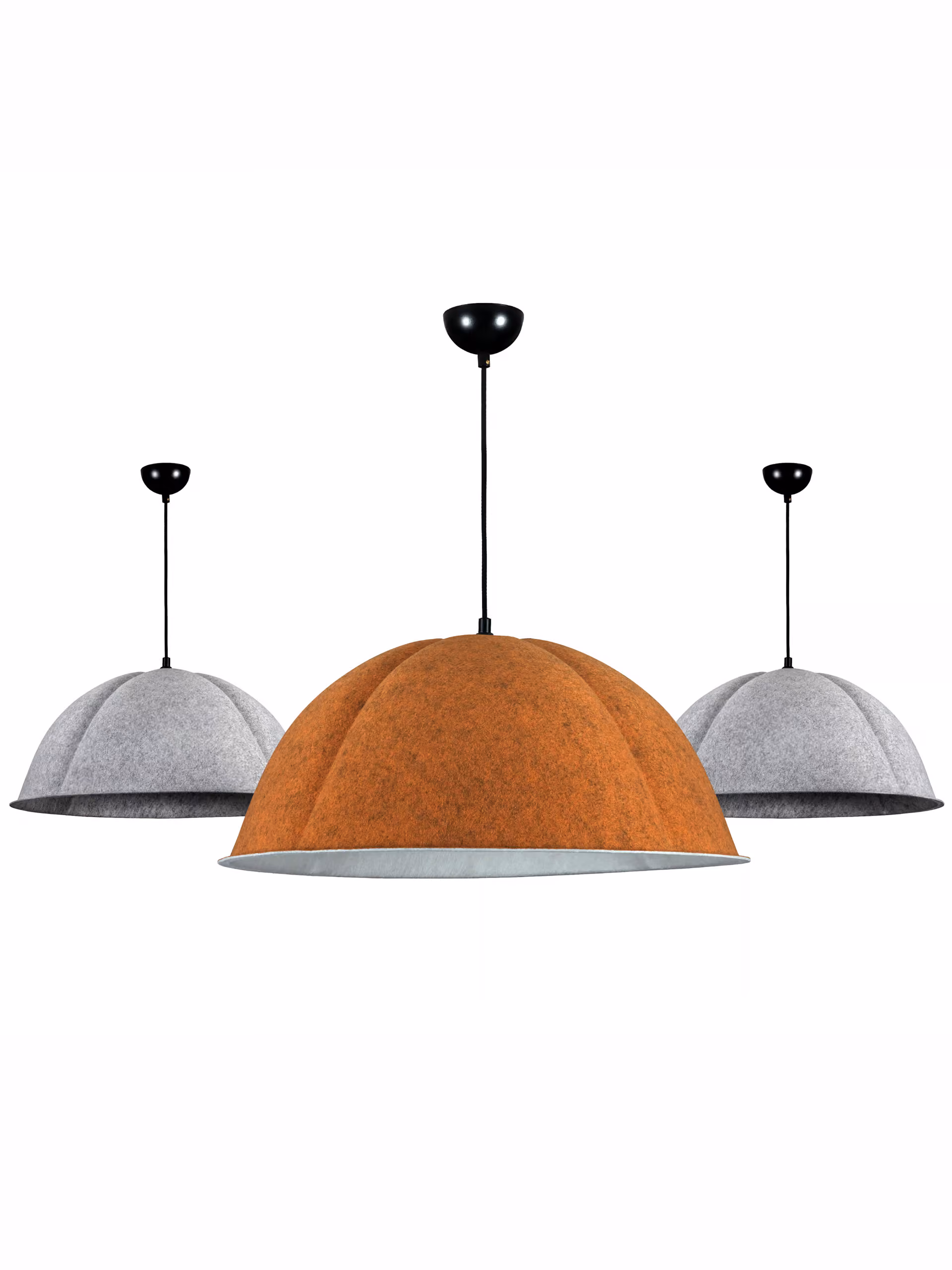Pumpkin acoustic light by Feltouch, view 2