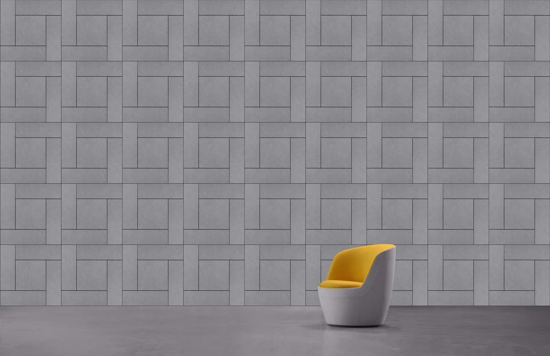 SQ 3D acoustic panel by Feltouch, view 1