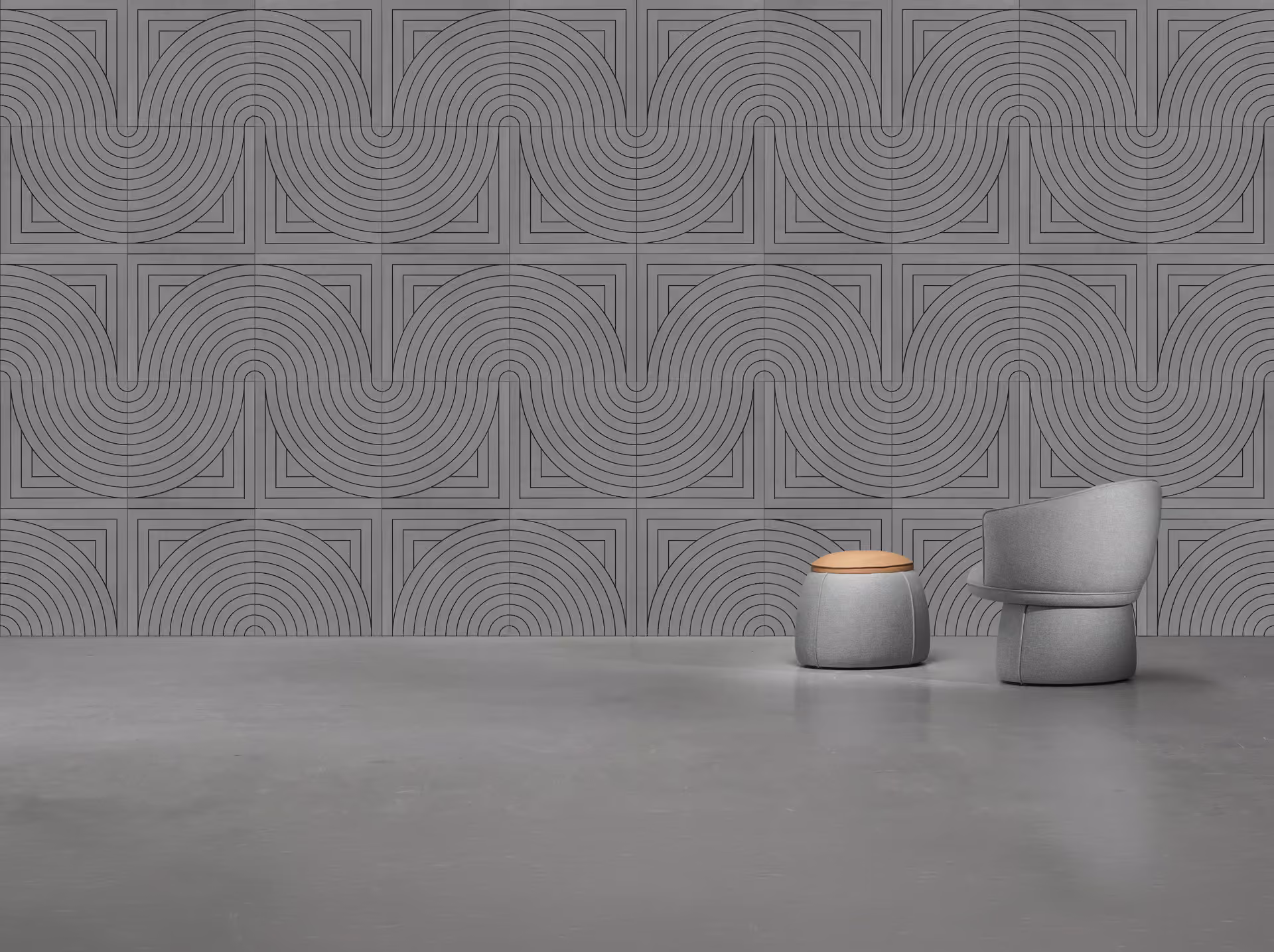 Geo 3D acoustic panel by Feltouch, view 2