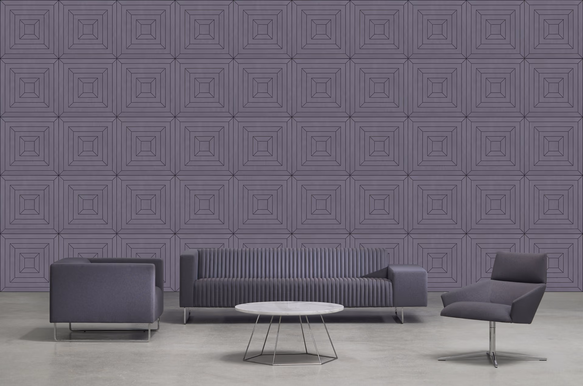 SQ 3D acoustic panel by Feltouch, view 3