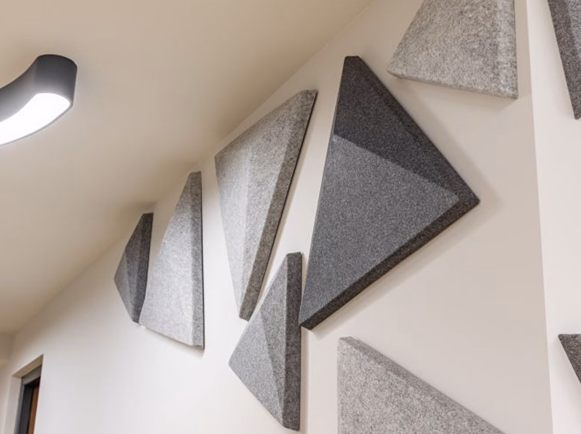 Triangle 3D acoustic panel by Feltouch, view 1