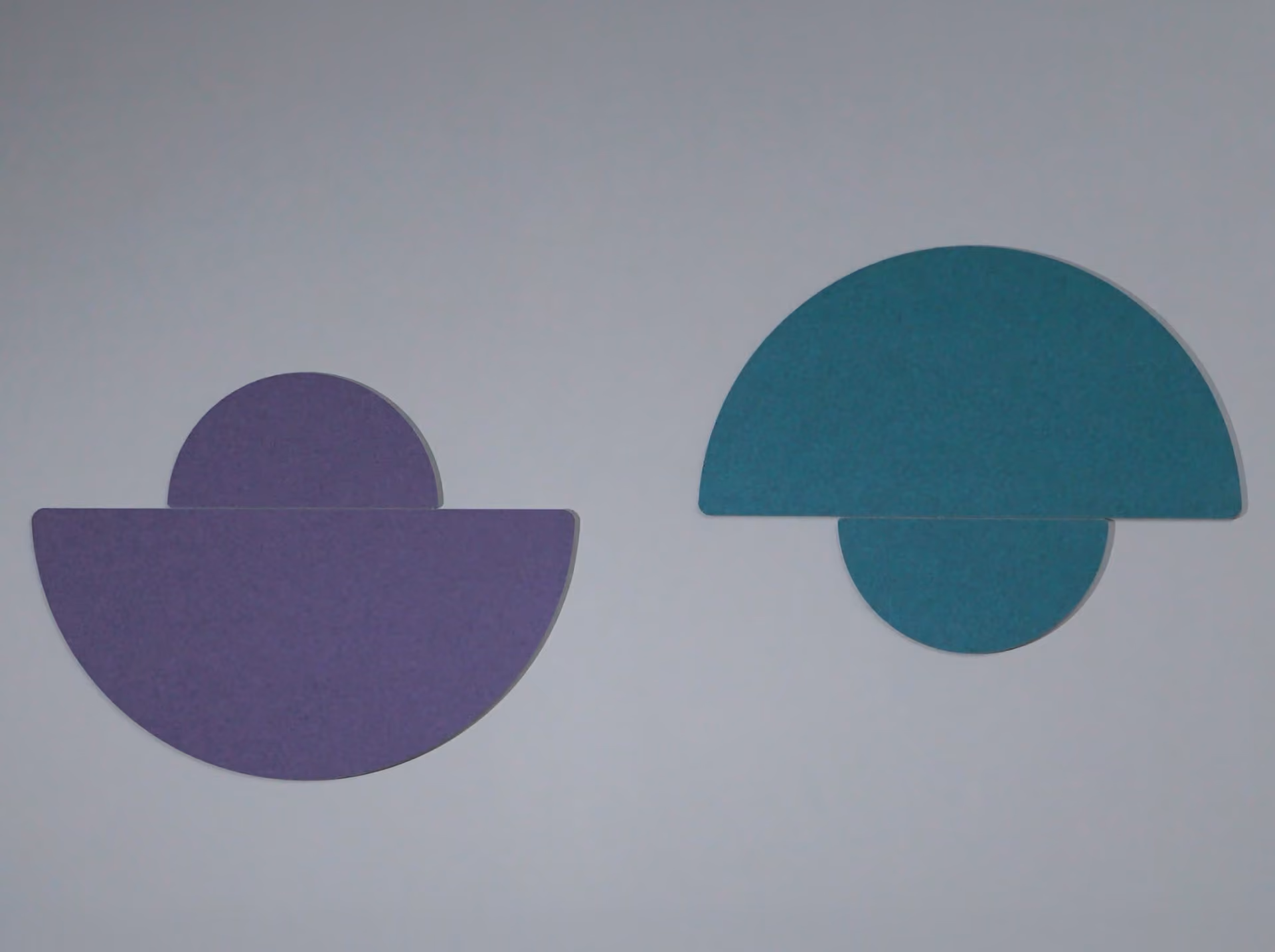 Semi Circle 3D acoustic panel by Feltouch