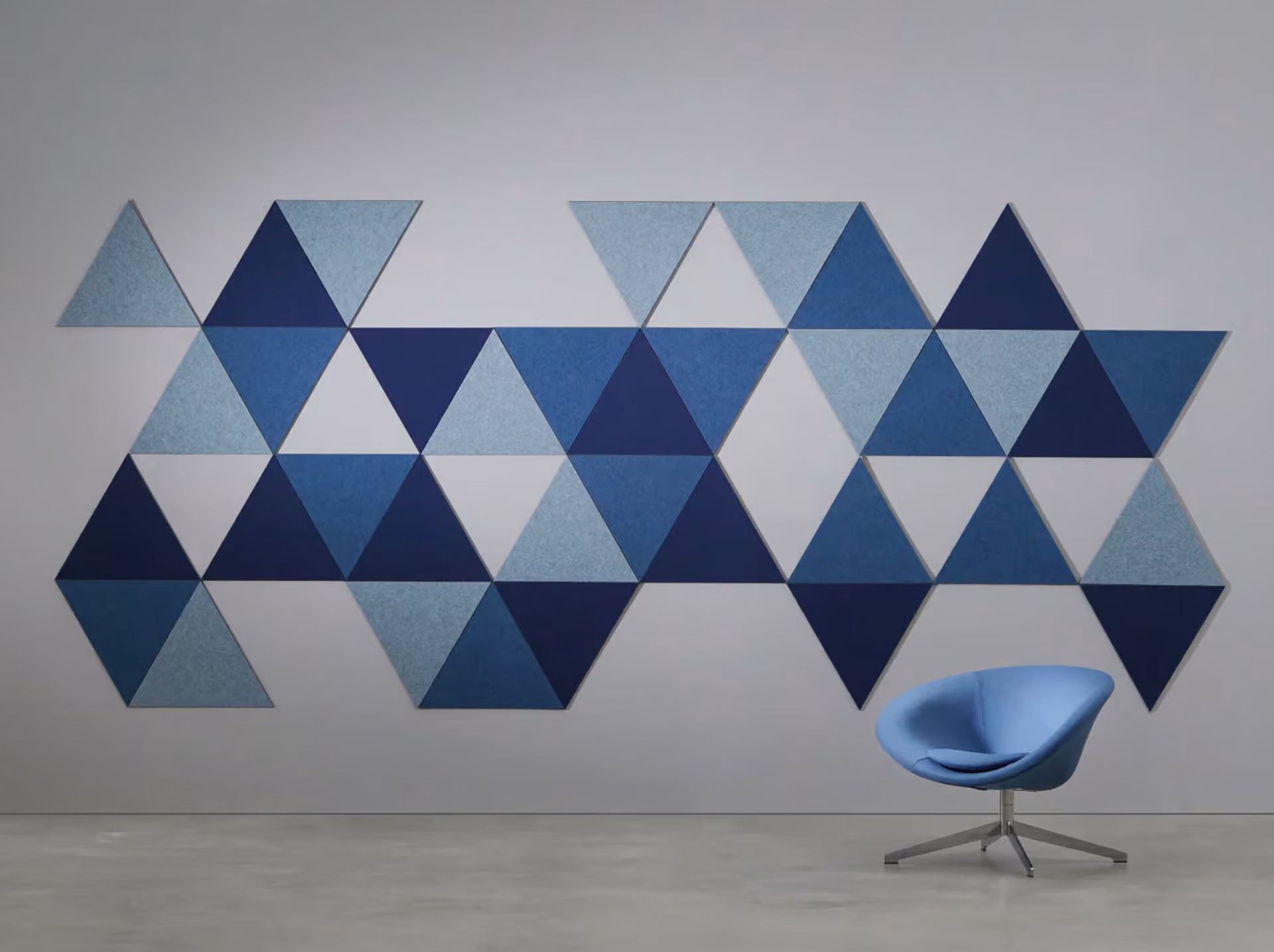 Triangle 3D acoustic panel by Feltouch