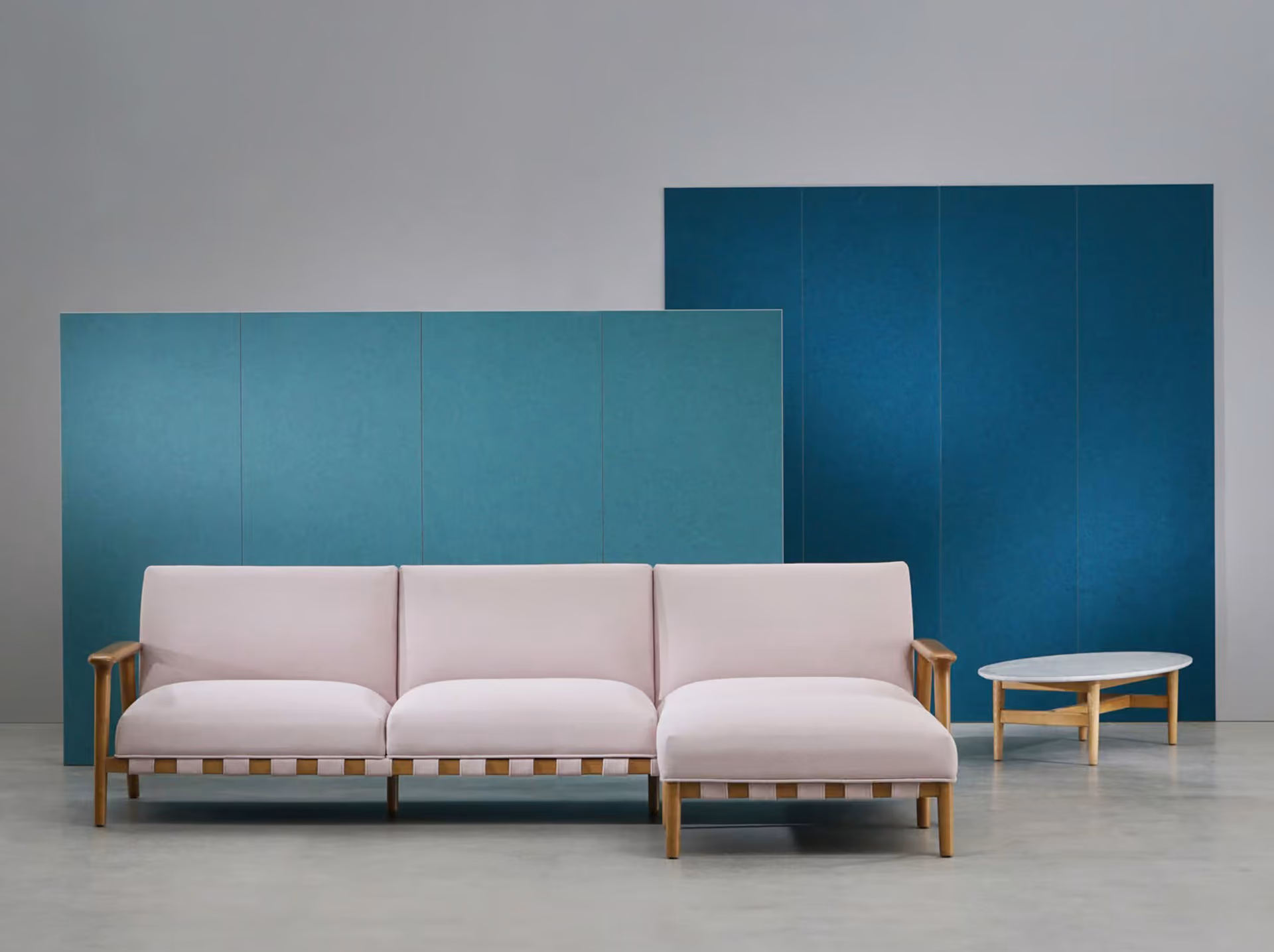 Stripe 3D acoustic panel by Feltouch, view 2