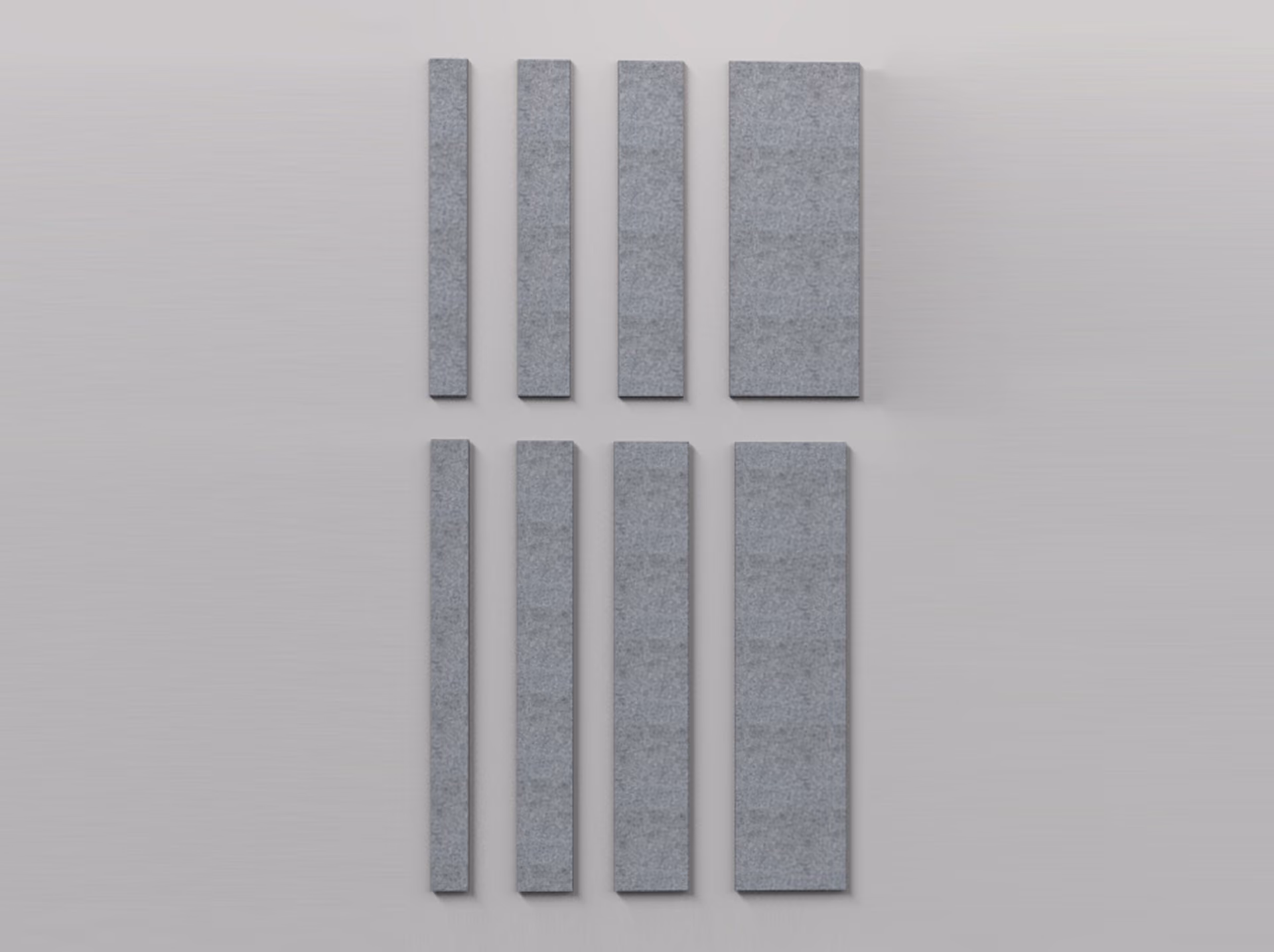 Stripe 3D acoustic panel by Feltouch