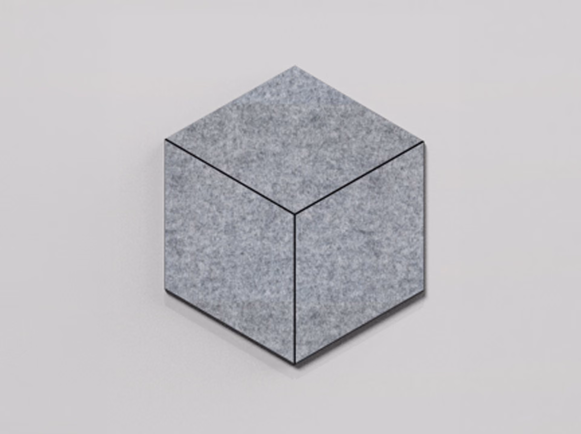 Rombus 3D acoustic panel by Feltouch, view 2