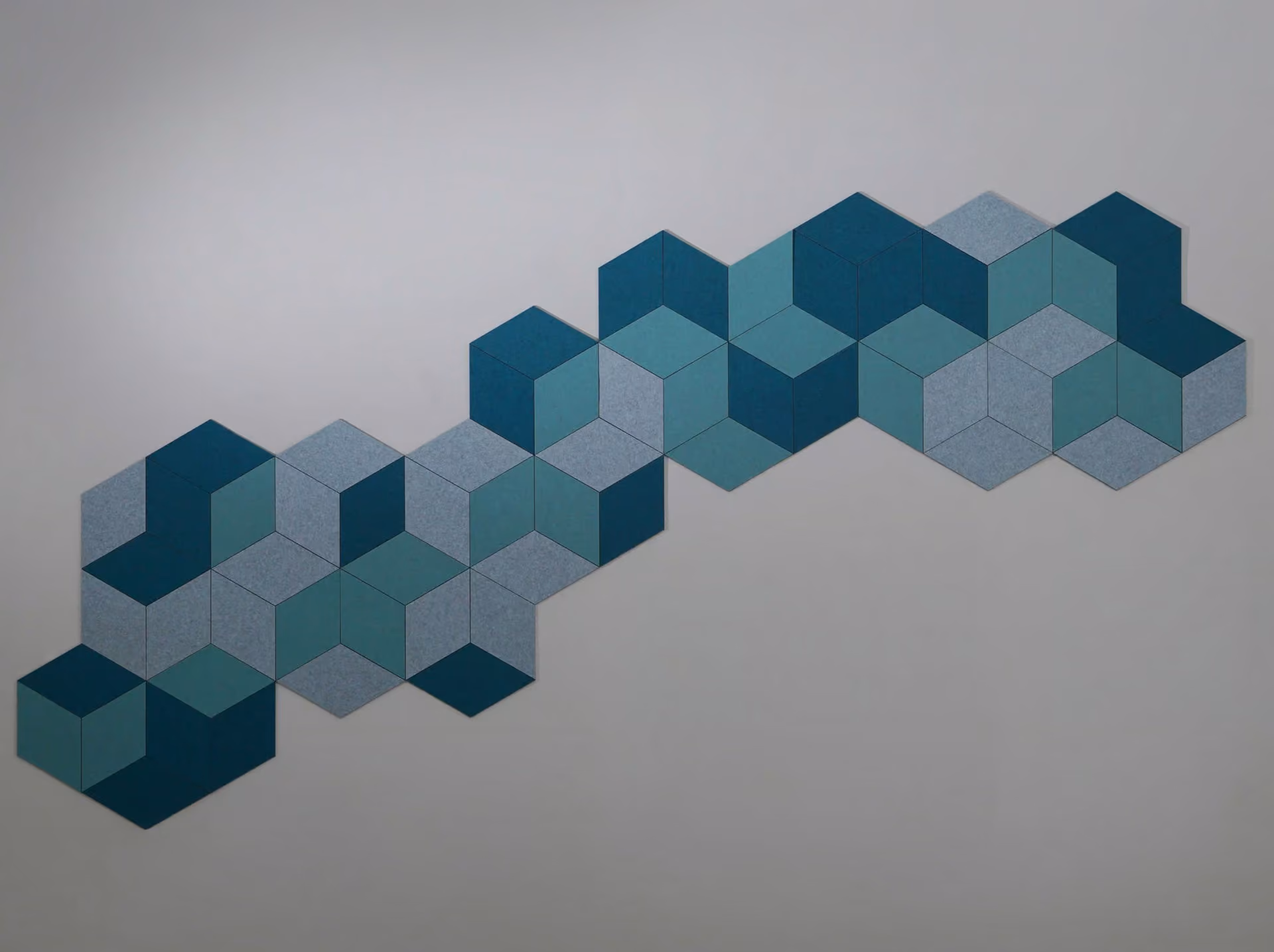 Rombus 3D acoustic panel by Feltouch, view 1