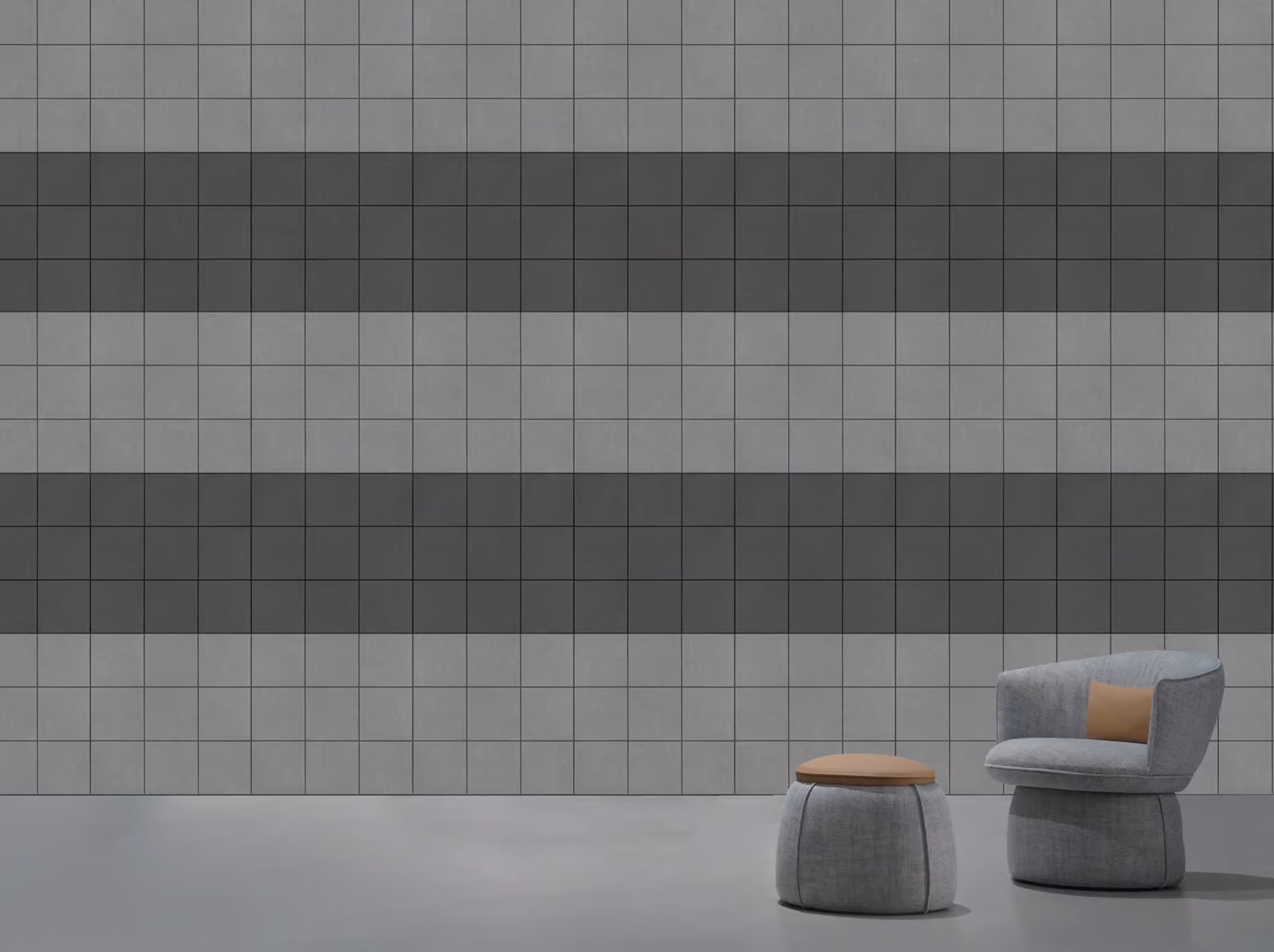 Grid 3D acoustic panel by Feltouch