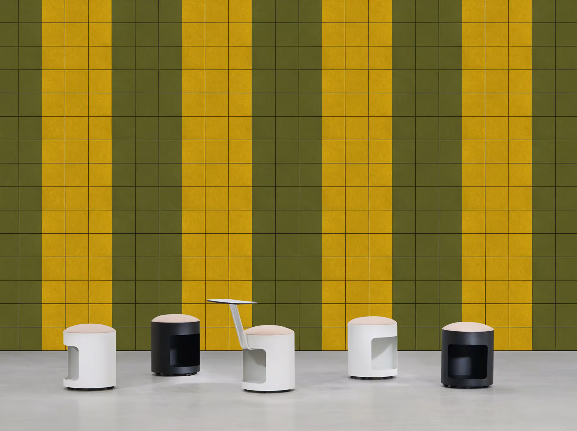 Grid 3D acoustic panel by Feltouch, view 2