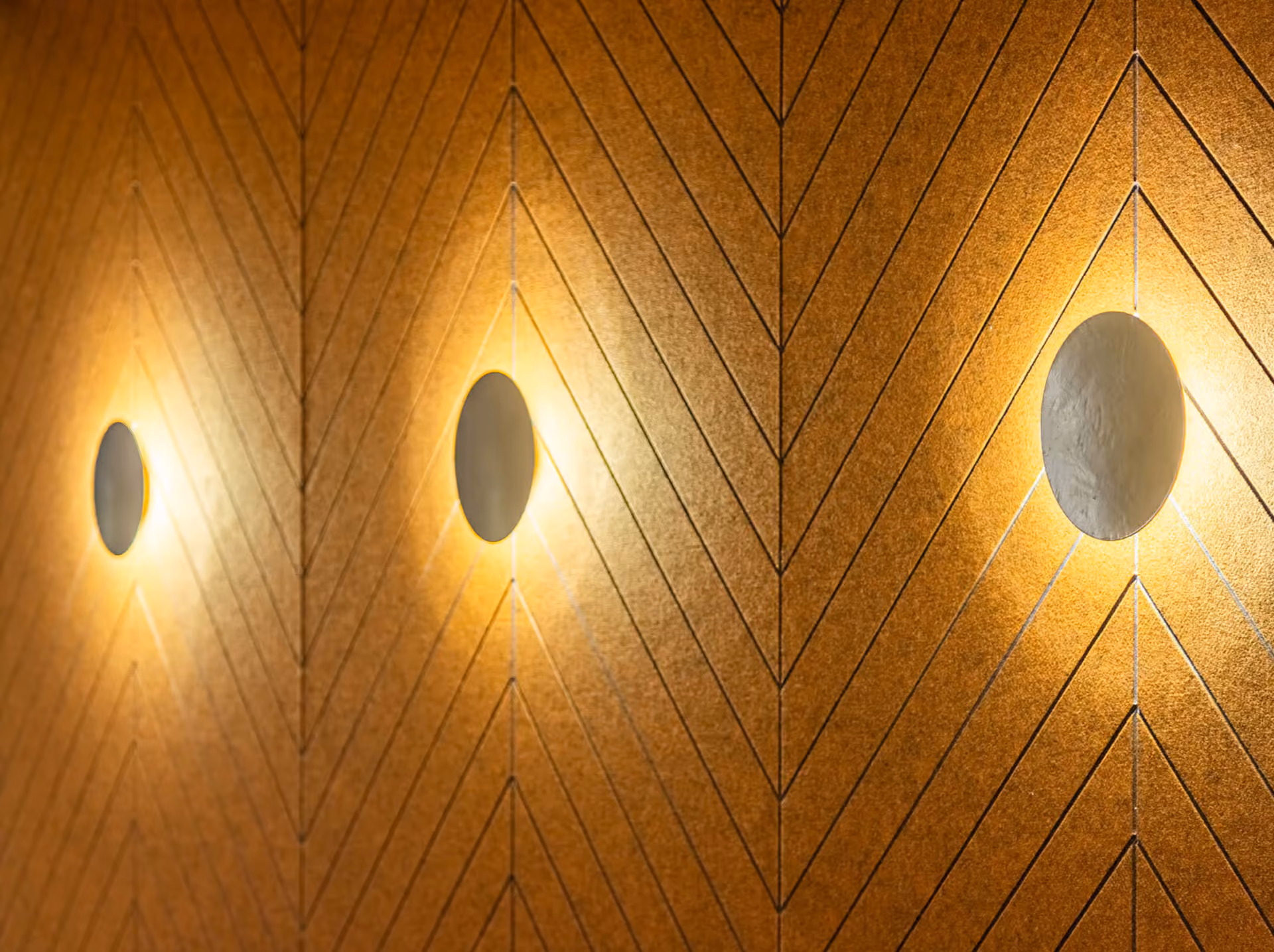 Chevrone 3D acoustic panel by Feltouch, view 3