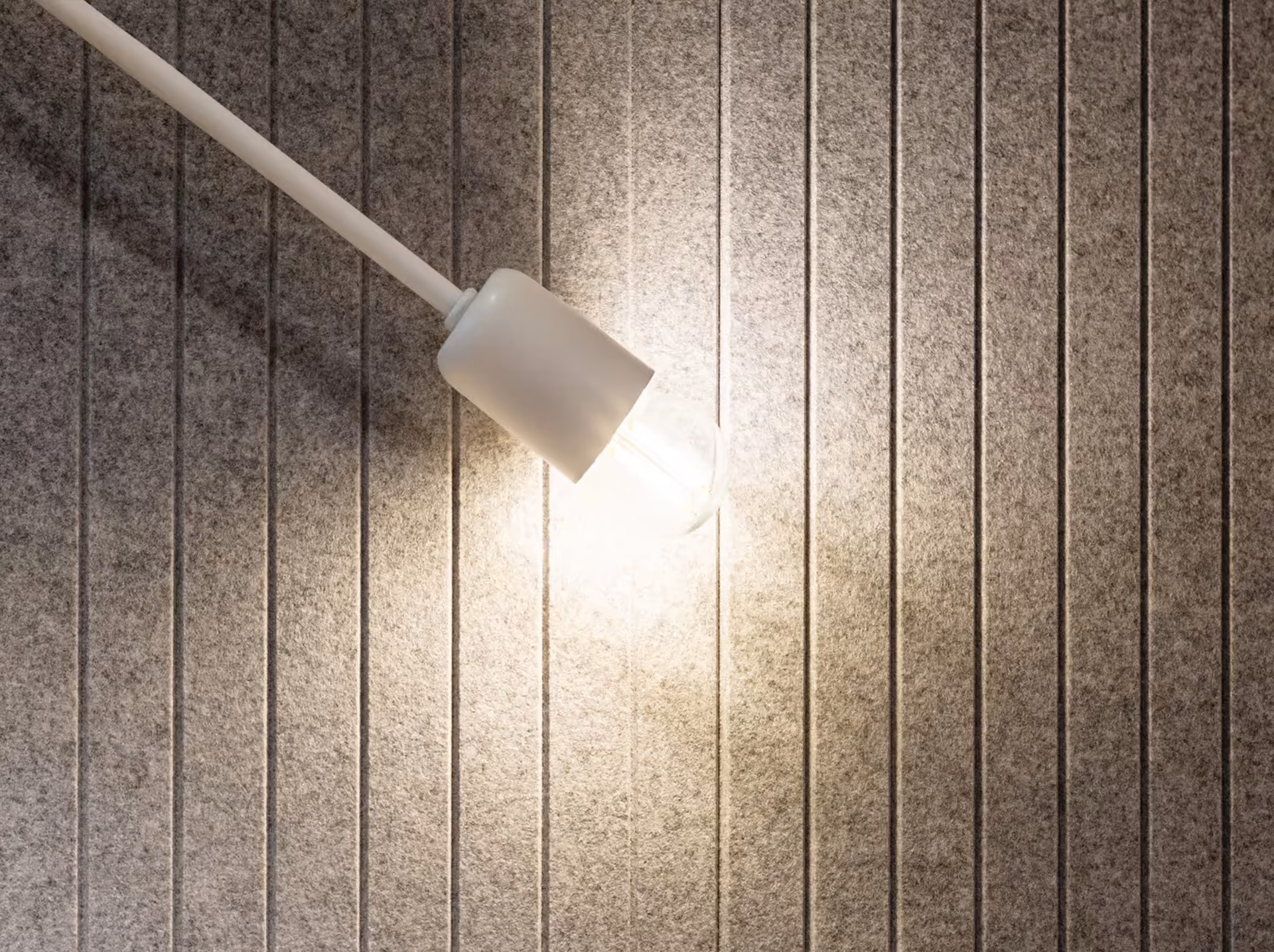 Line 3D acoustic panel by Feltouch, view 2