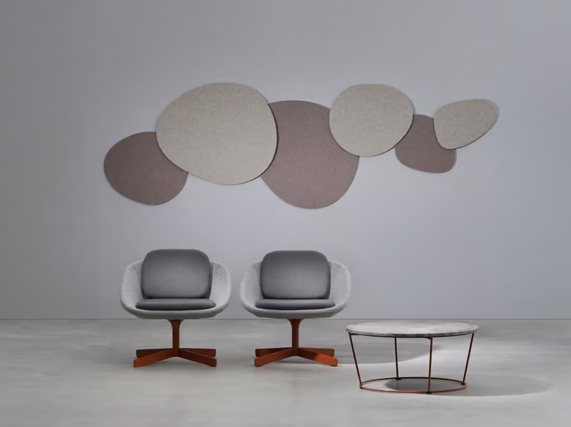 Pebble 3D acoustic panel by Feltouch
