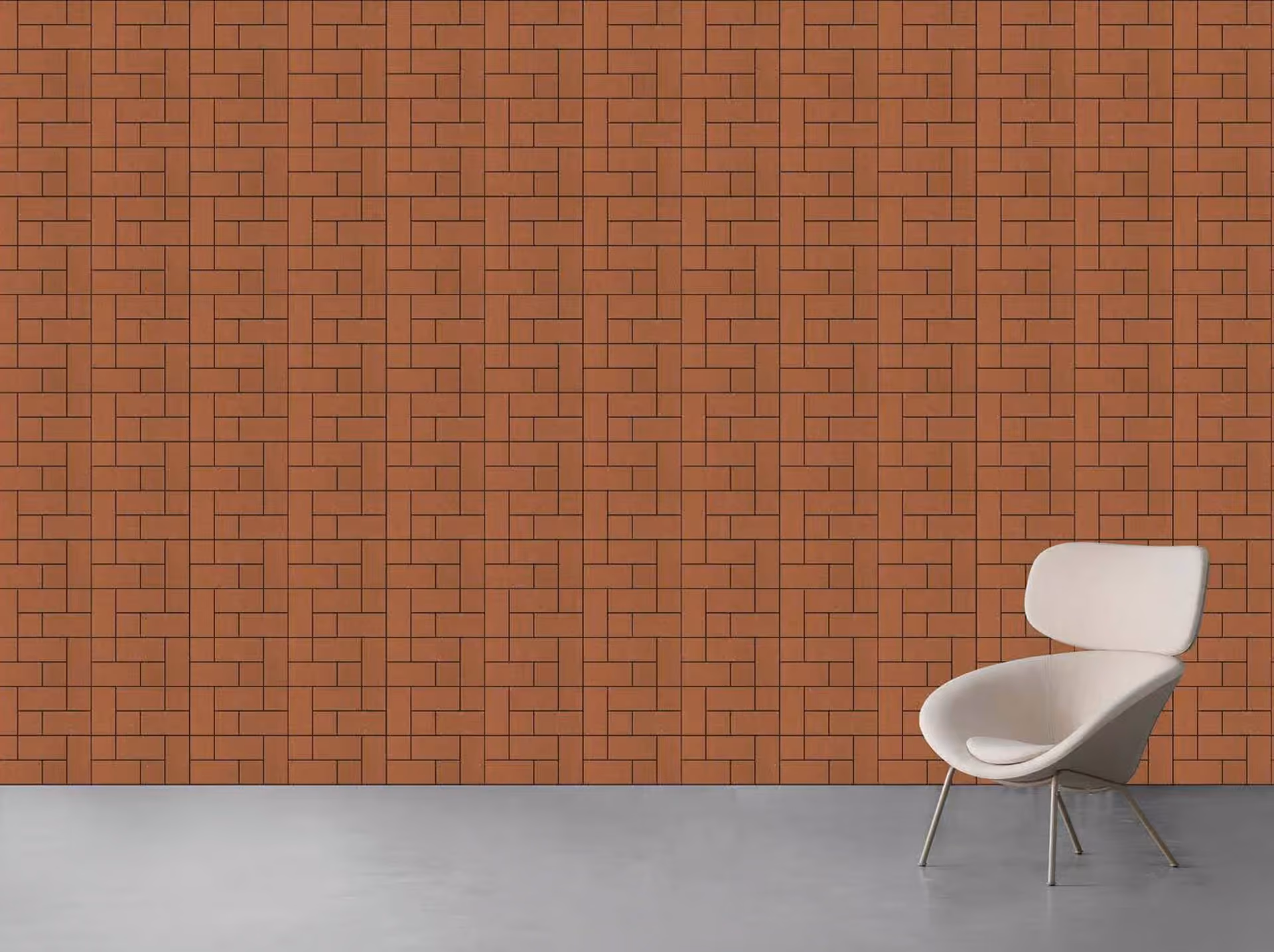 Brick 3D acoustic panel by Feltouch, view 2