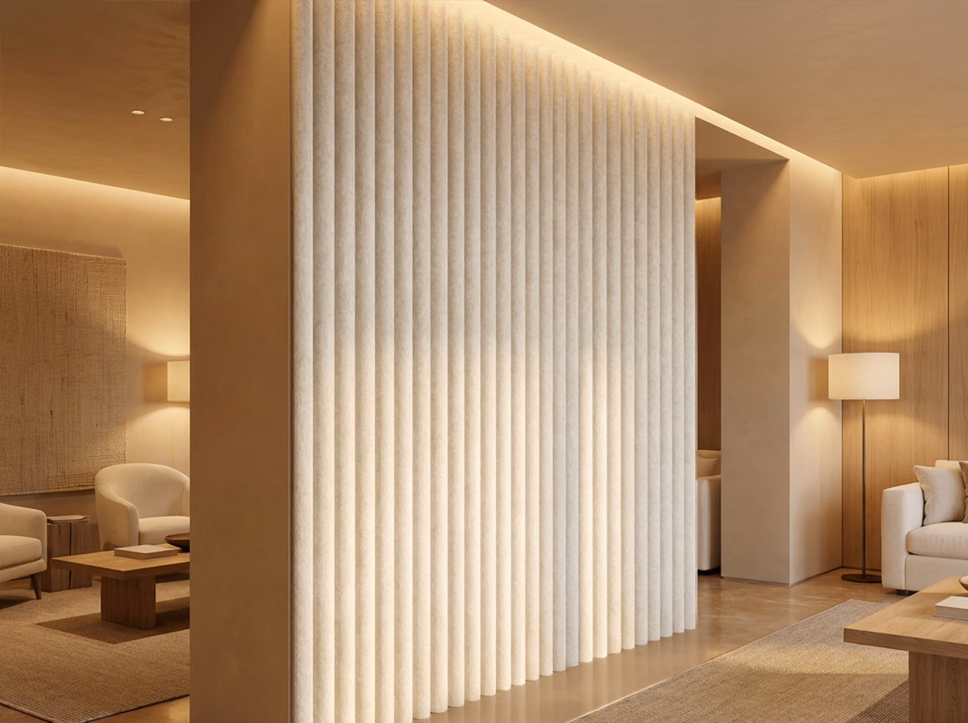 Arcus 3D acoustic panel by Feltouch, view 3
