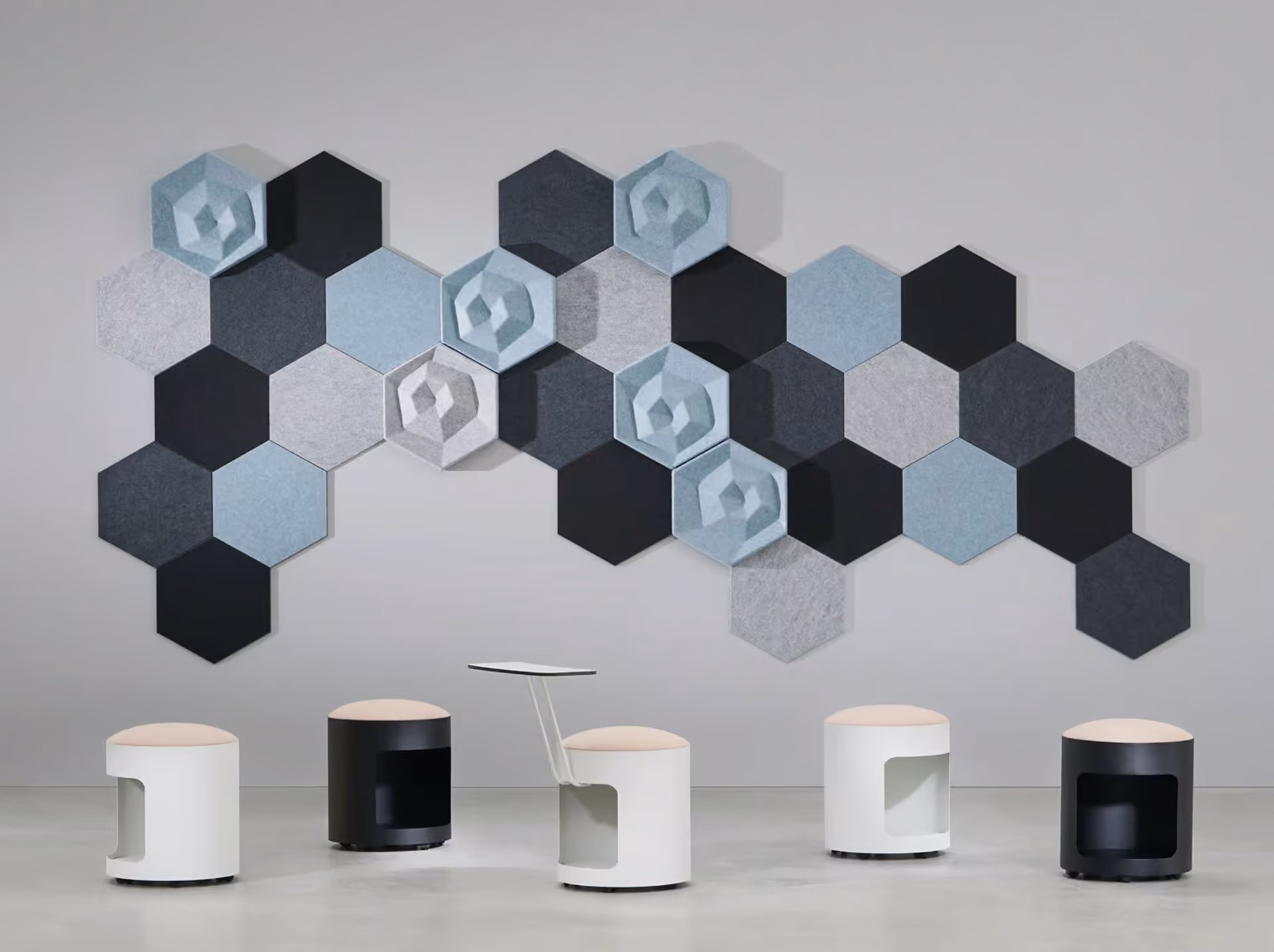 Spider Web 3D acoustic panel by Feltouch, view 3