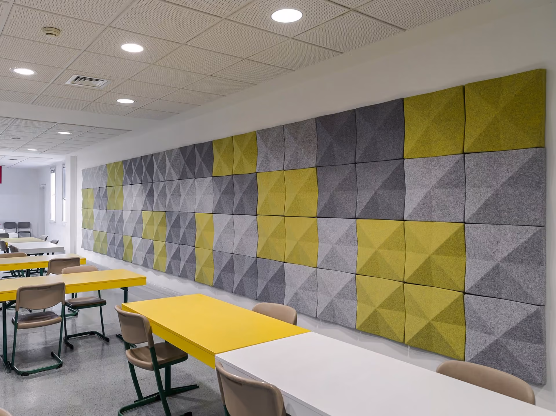 Rhino Square 3D acoustic panel by Feltouch, view 1