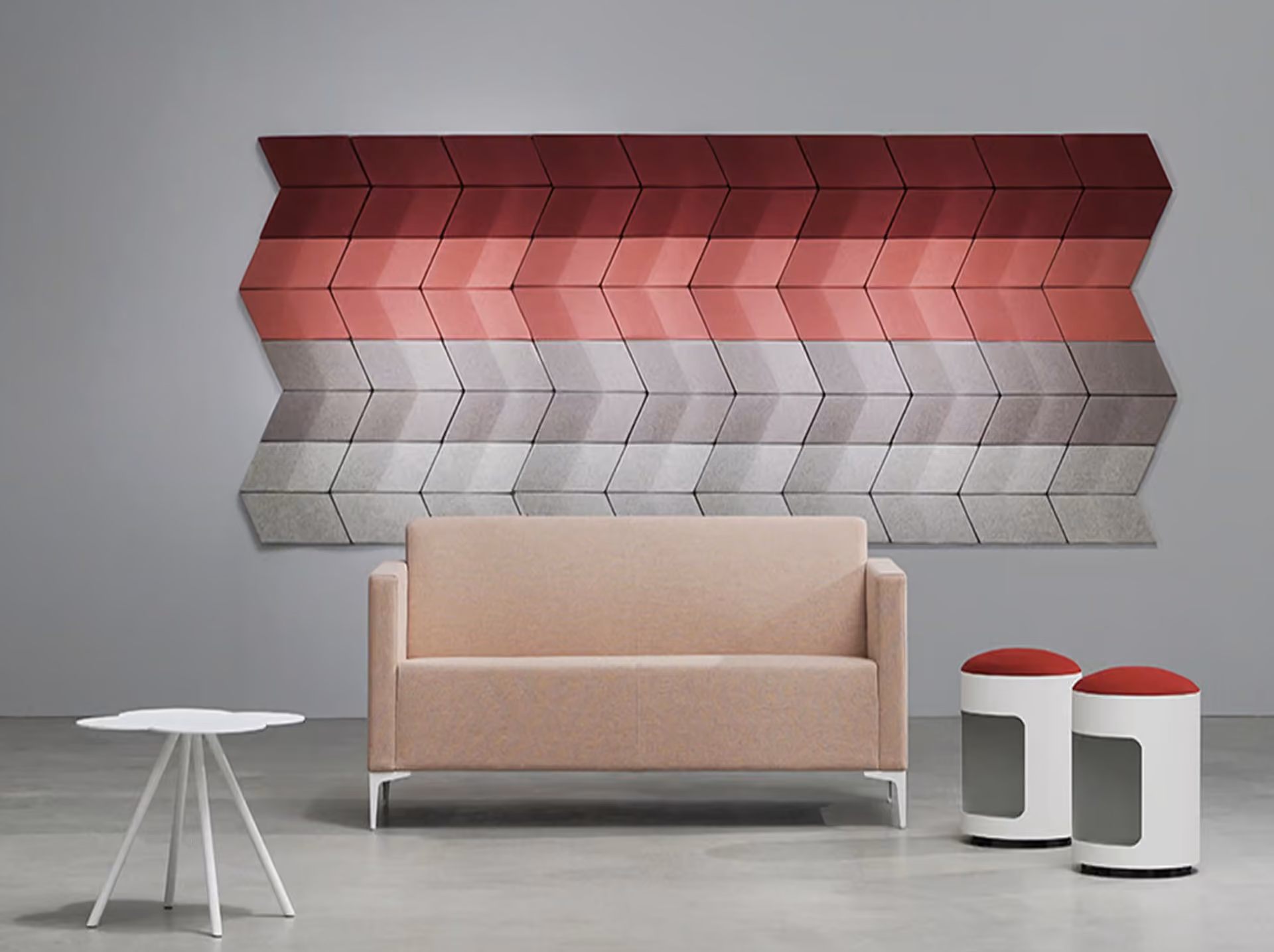 Parallels 3D acoustic panel by Feltouch