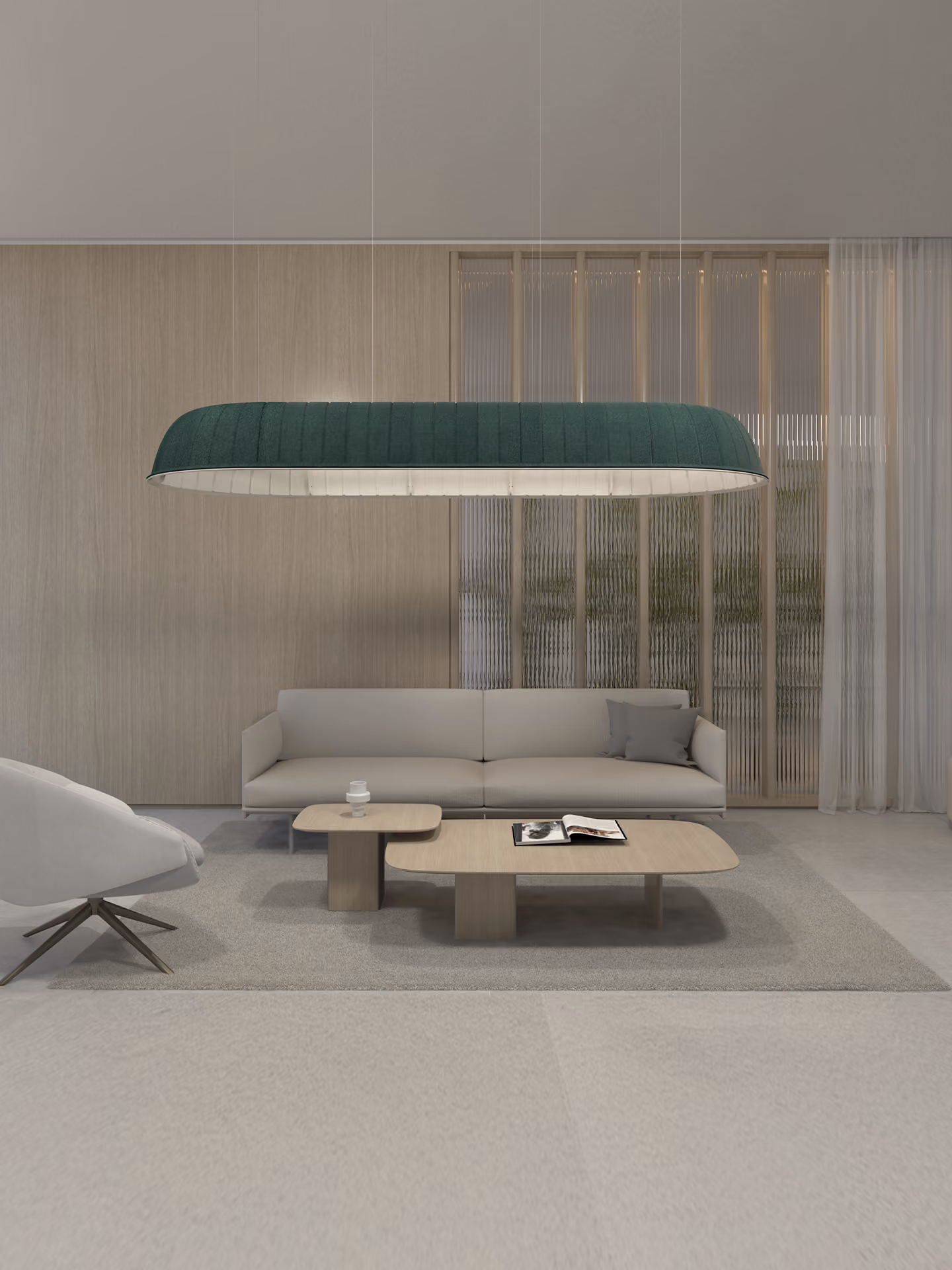 Segment acoustic light by Feltouch, view 1