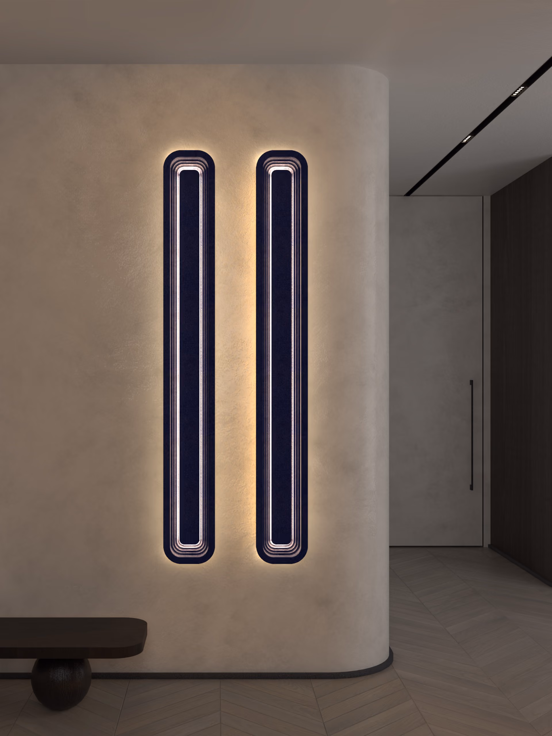 Sparkle Line acoustic light by Feltouch, view 2