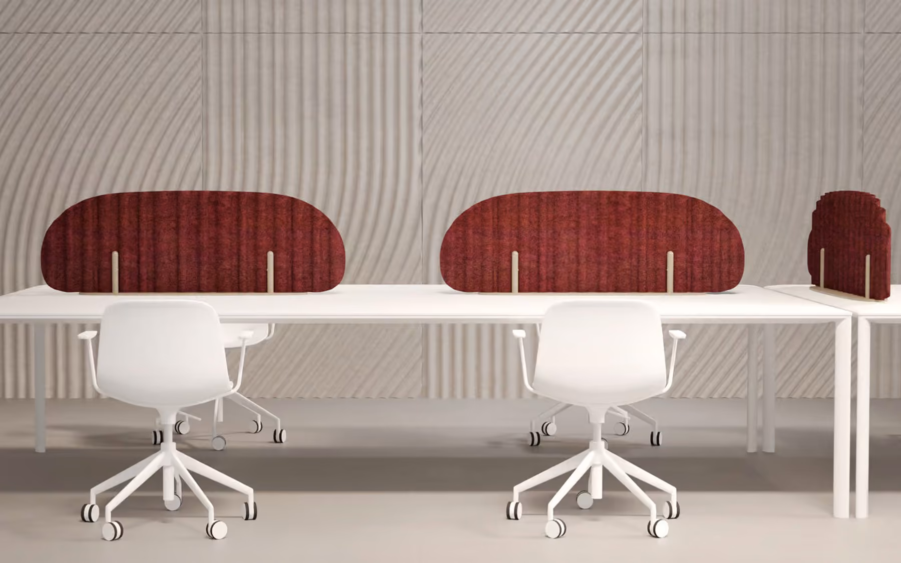 Zen Desk Divider acoustic screen by Feltouch, view 2