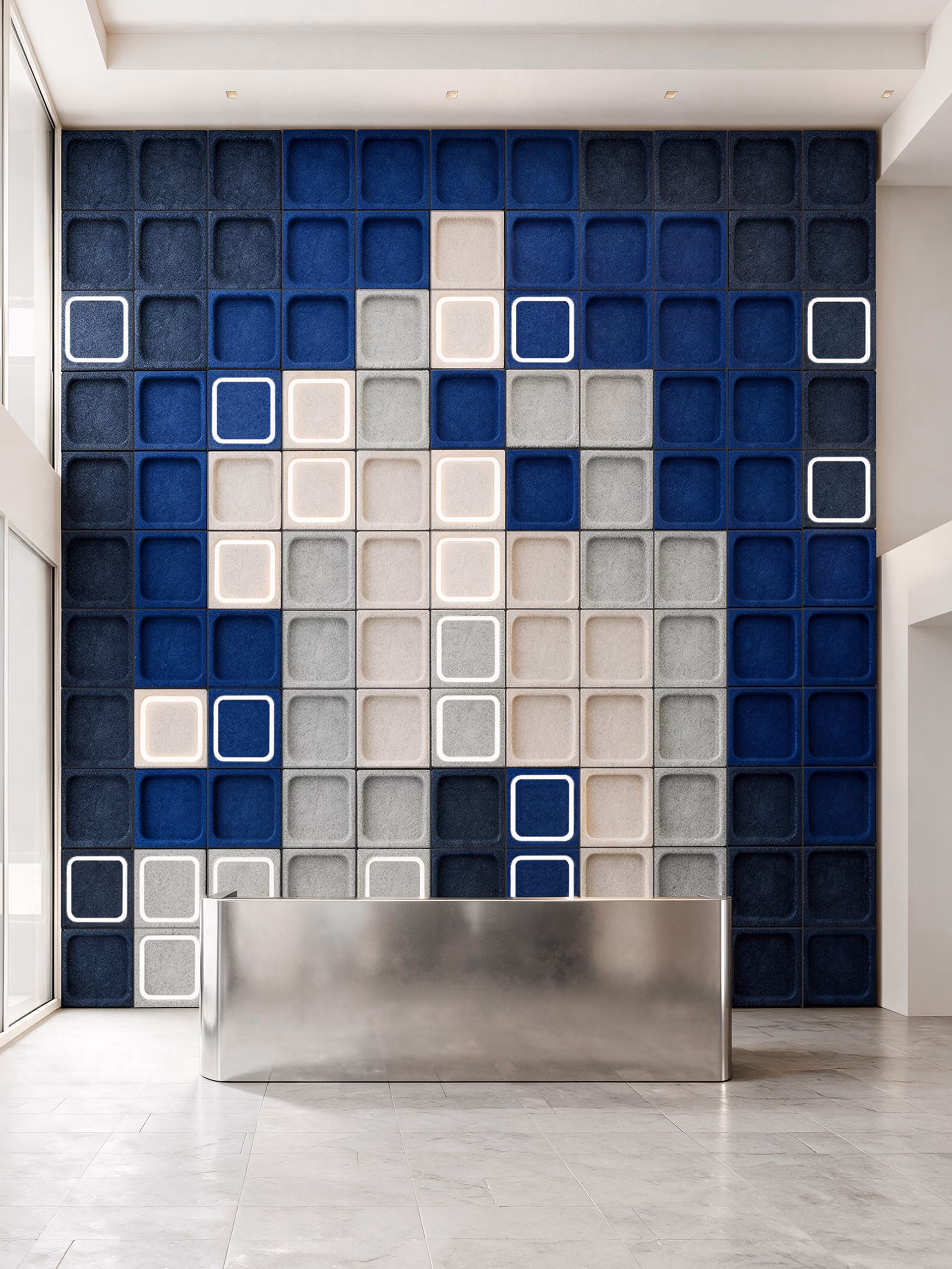 Space Wall Panel acoustic light by Feltouch, view 2