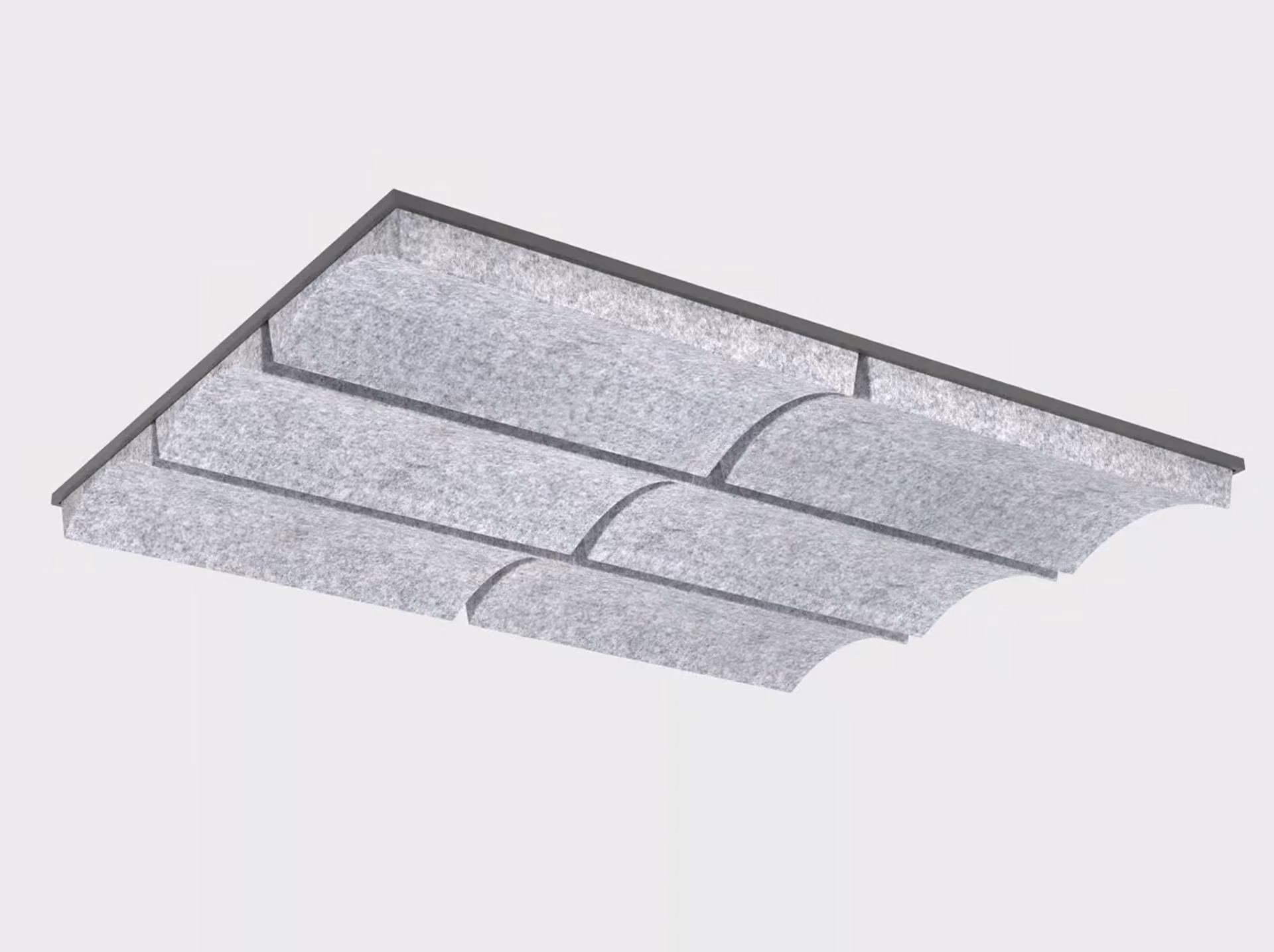 Volta Lay-In acoustic ceiling panel by Feltouch, view 2