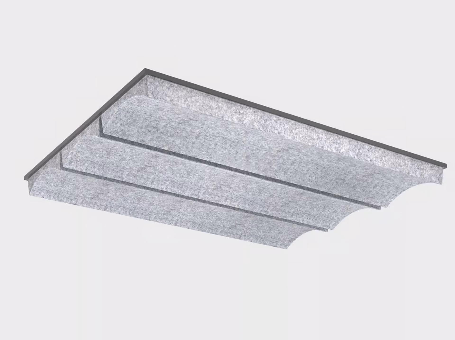 Volta Lay-In acoustic ceiling panel by Feltouch, view 1