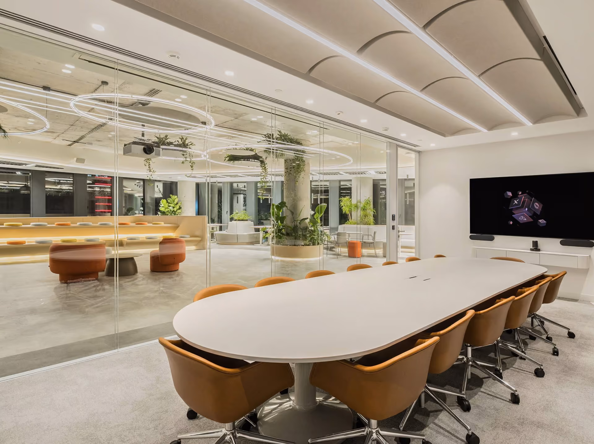 Volta Lay-In acoustic ceiling panel by Feltouch