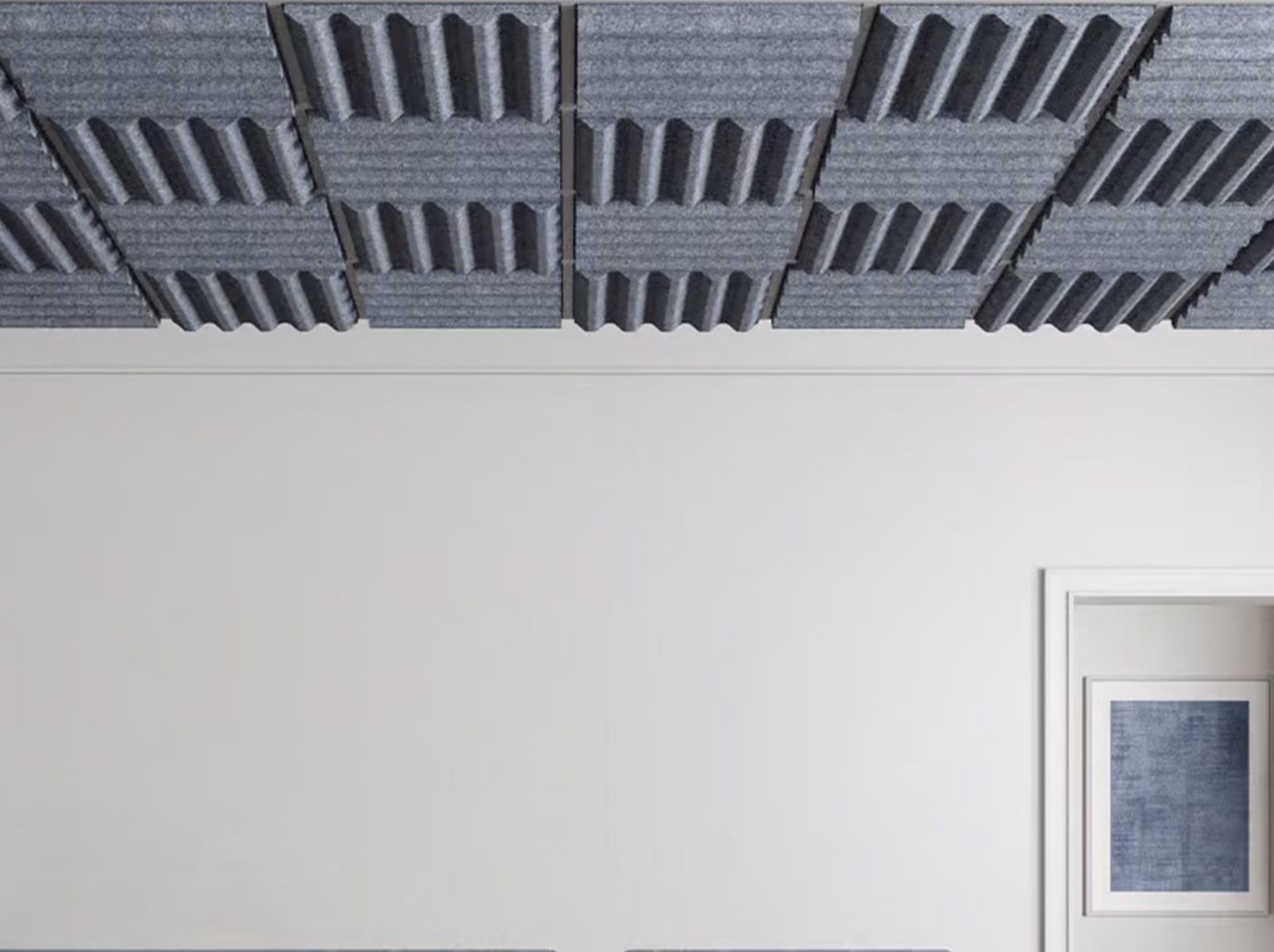 Vertigo Lay-In acoustic ceiling panel by Feltouch, view 1