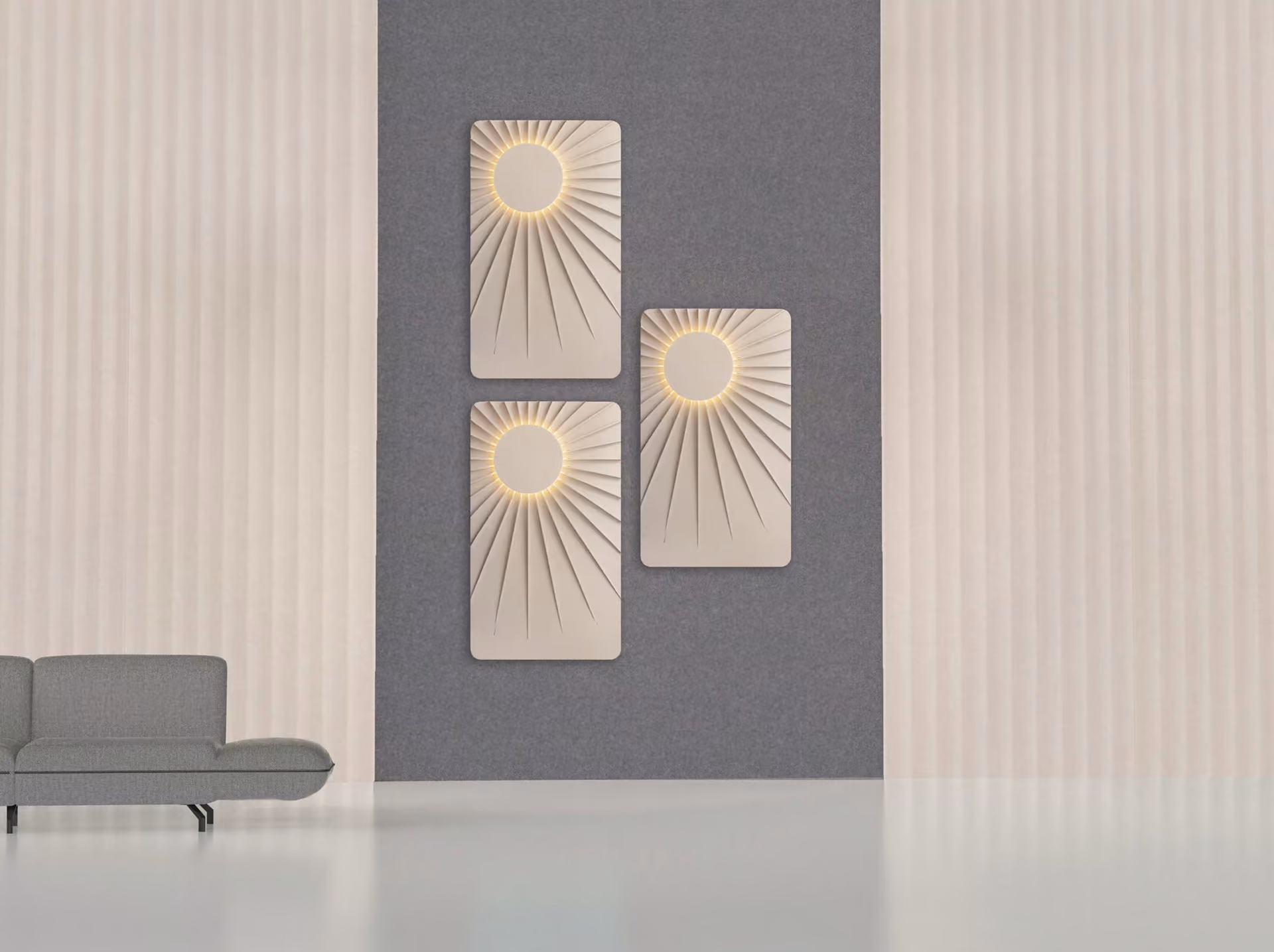 RA Wall Lamp acoustic light by Feltouch, view 1