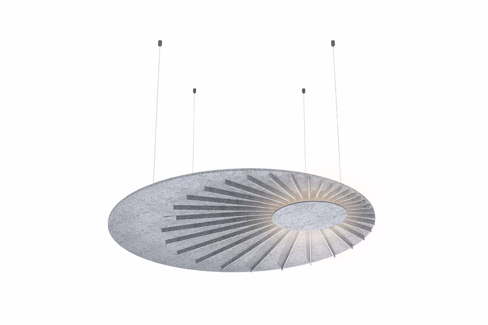 RA Circle Suspended Lighting by Feltouch