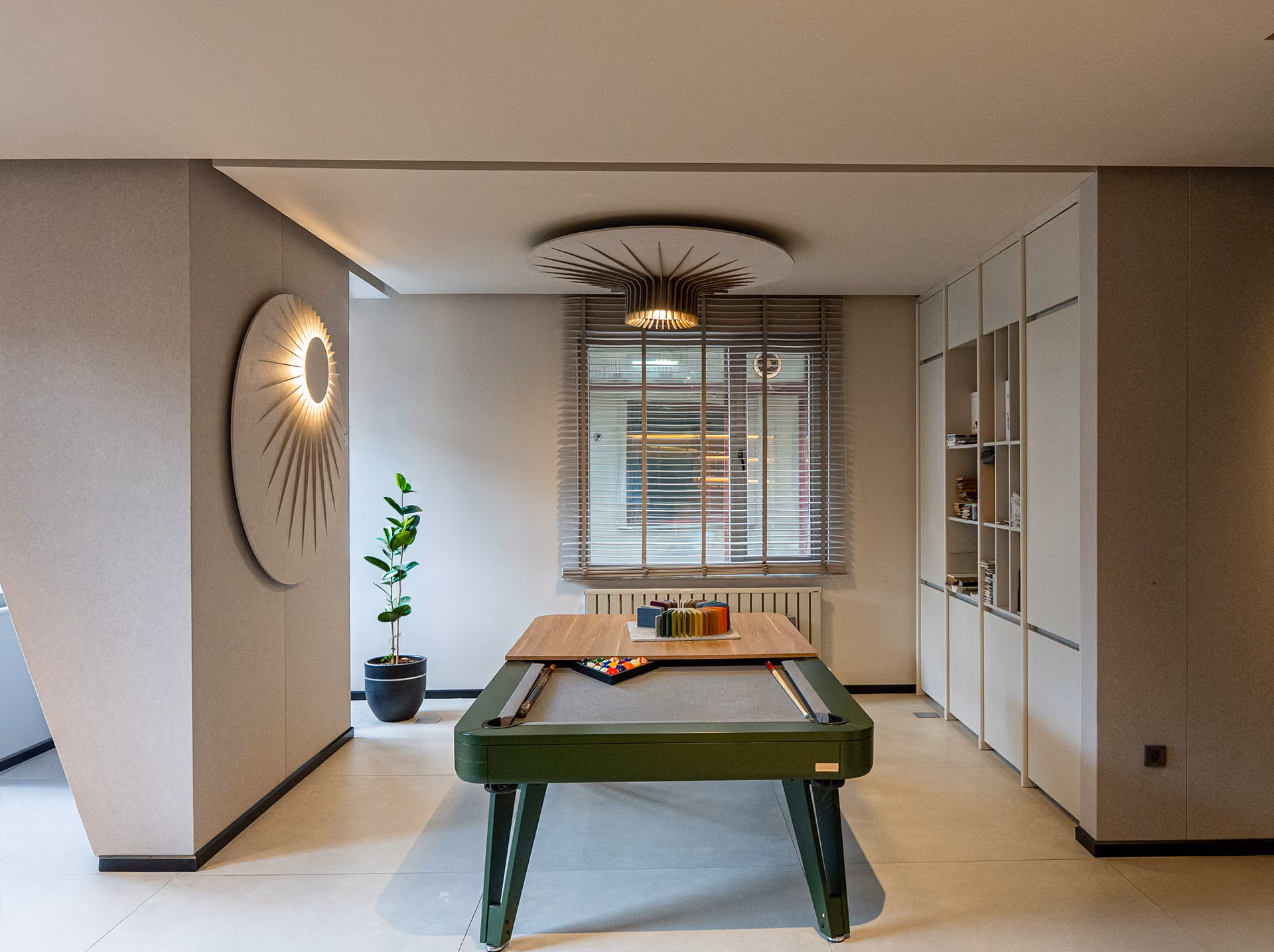 RA Circle Wall Lamp acoustic light by Feltouch, view 3