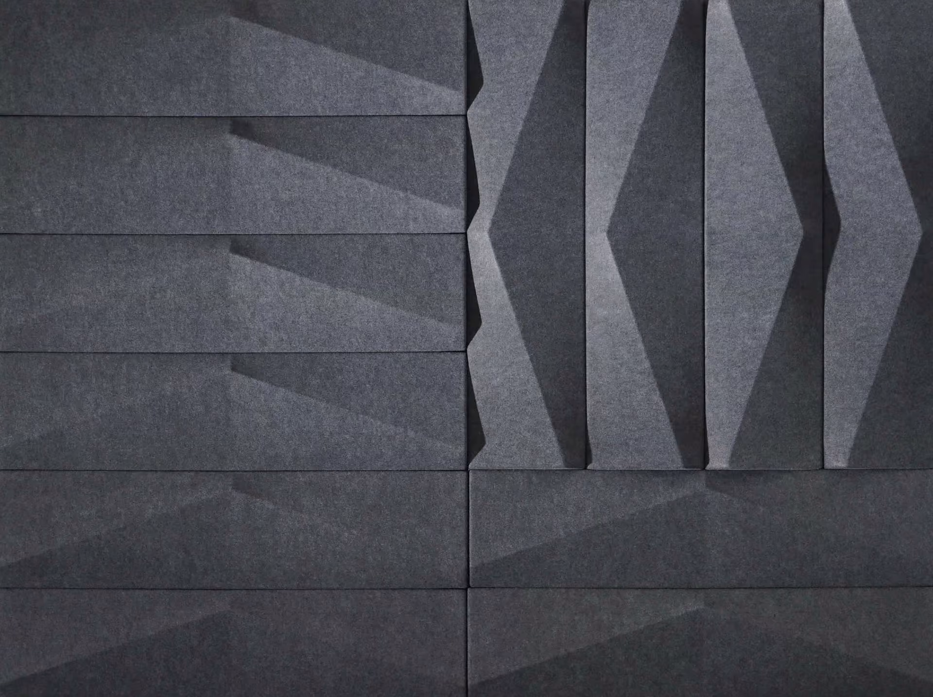 Reflection 3D acoustic panel by Feltouch