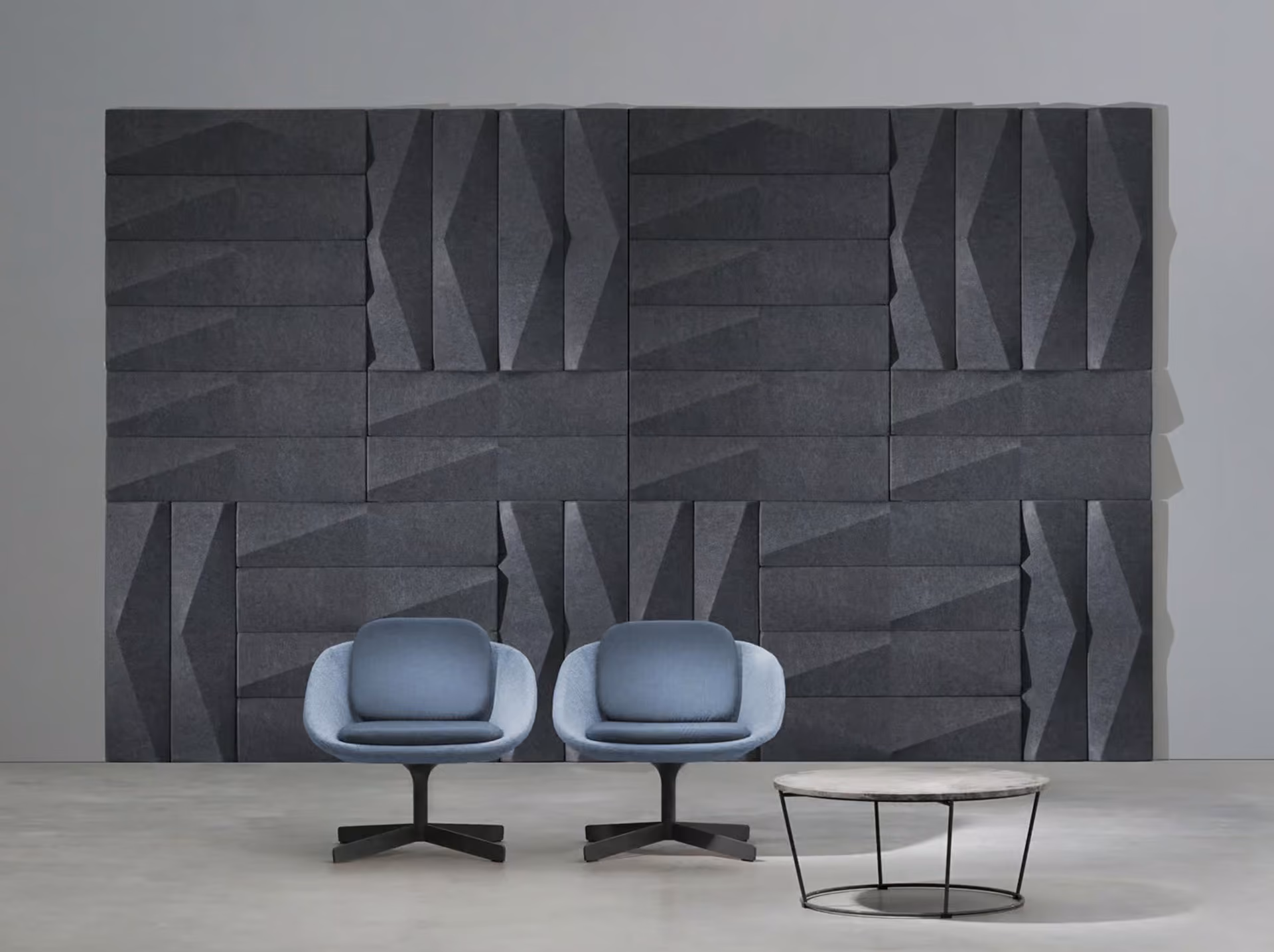 Reflection 3D acoustic panel by Feltouch, view 2