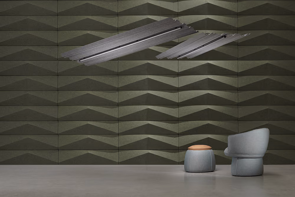 Reflection 3D acoustic panel by Feltouch