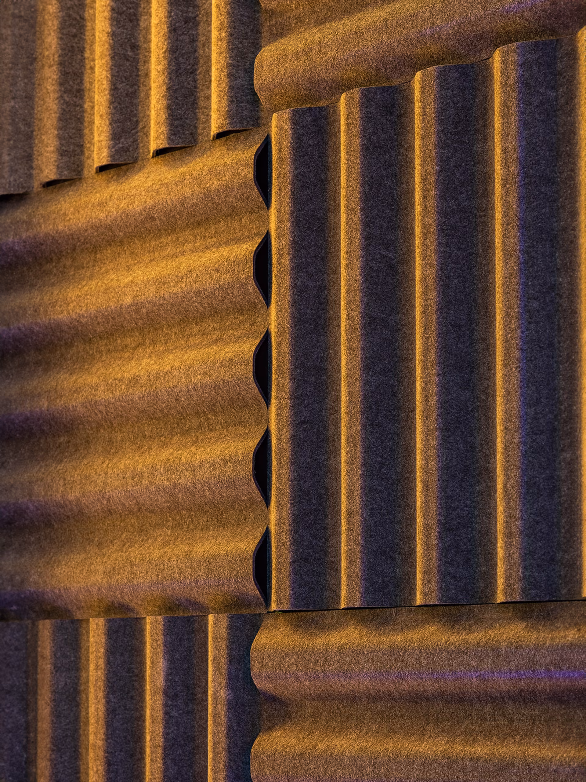 Vertigo 3D acoustic panel by Feltouch, view 1