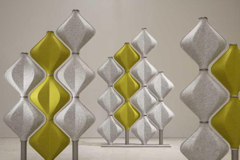Diagon acoustic screen by Feltouch