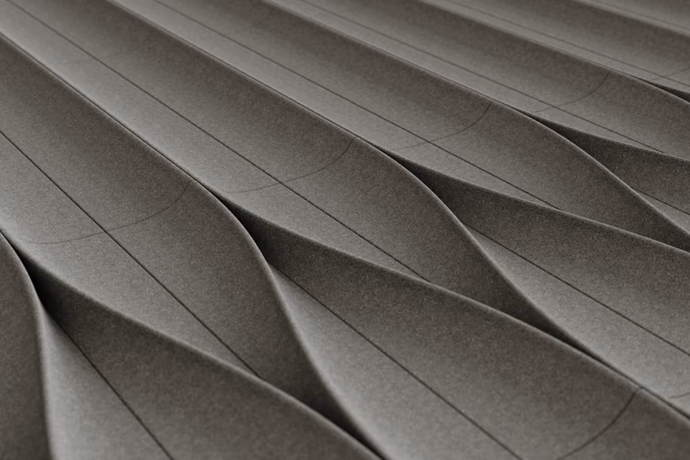 Flux 3D acoustic panel by Feltouch