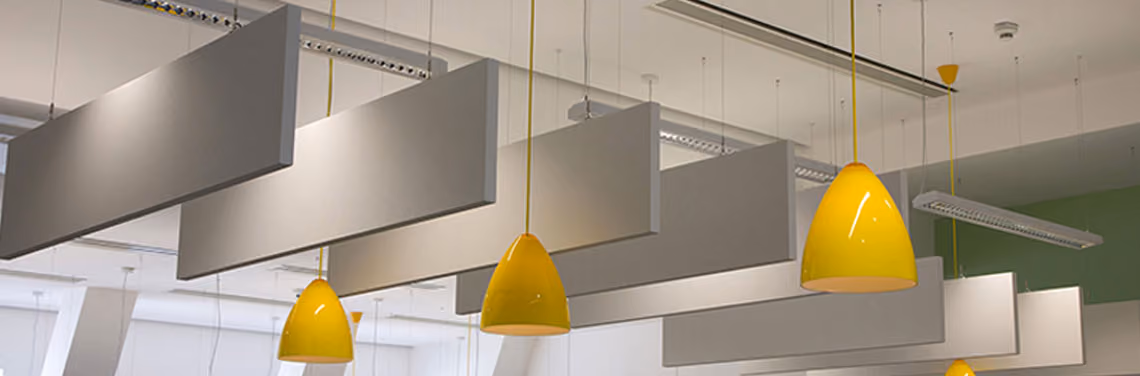 Baffle Ceiling Panels by Perfopan