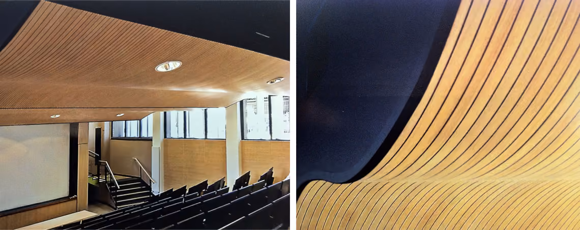 Curved Ceiling Panels by Perfopan