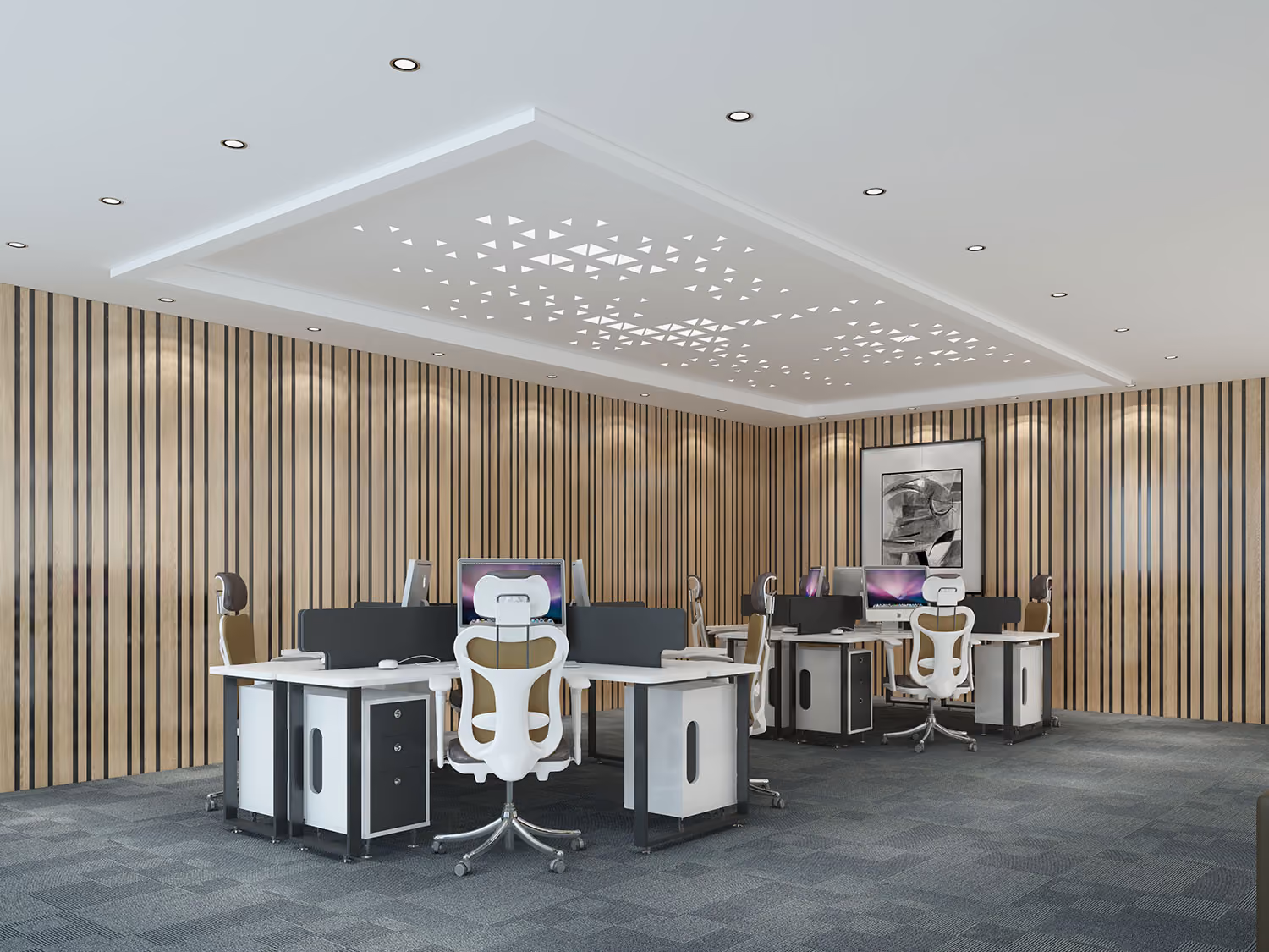 Acoustic Battens acoustic panel by Perfopan