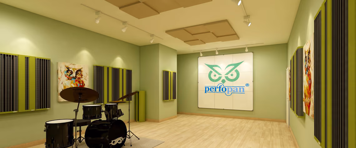 Diffractal 3D acoustic panel by Perfopan