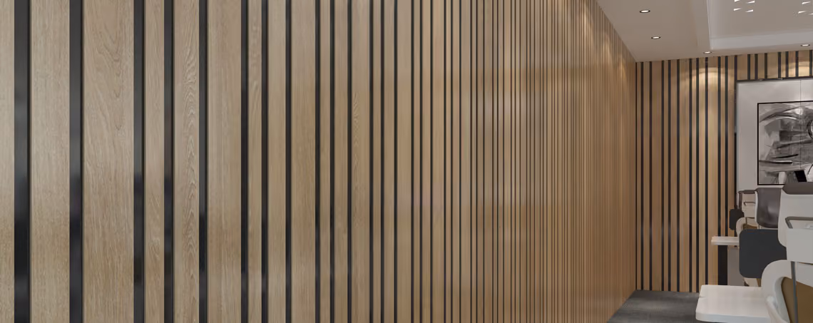 Acoustic Battens acoustic panel by Perfopan