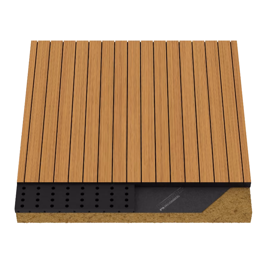 02ML.0230 Lineer acoustic wood panel by Monacoustic, view 2