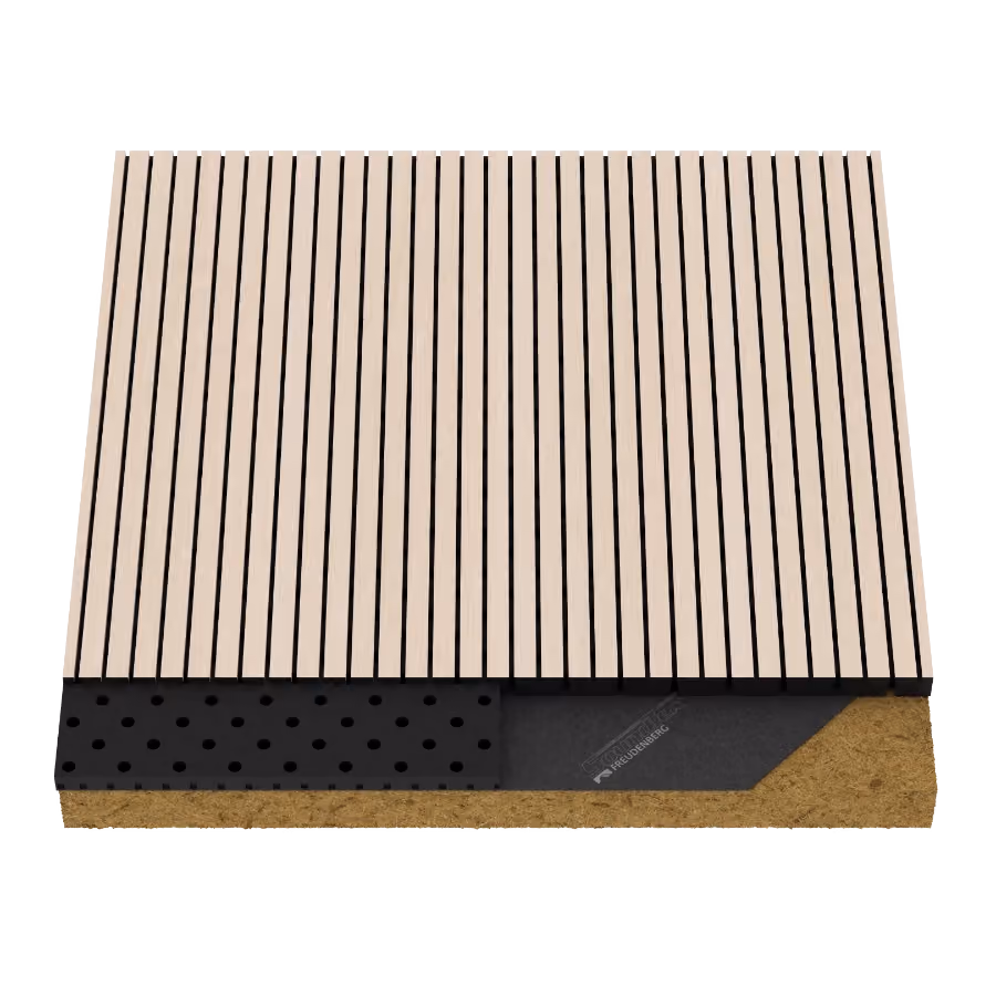 02ML.0313 Lineer acoustic wood panel by Monacoustic, view 2