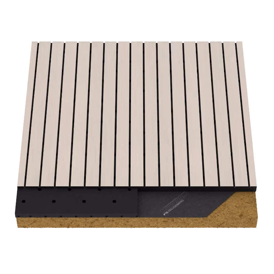 02ML.0428 Lineer acoustic wood panel by Monacoustic, view 2