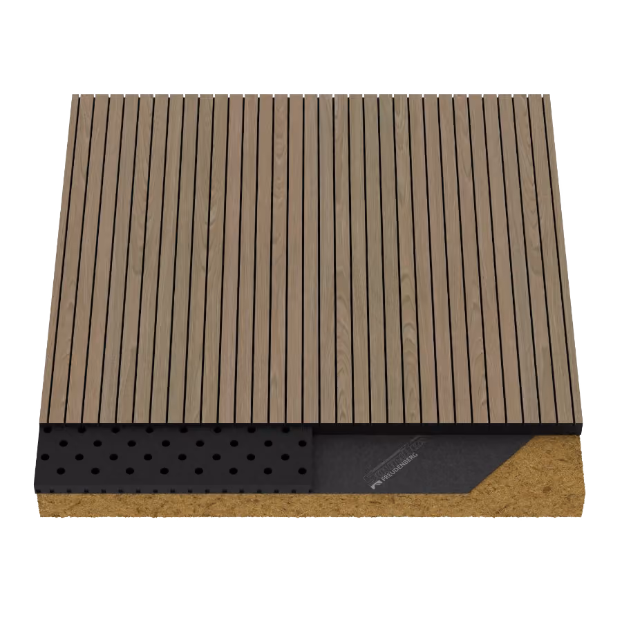 04ML.0206 Lineer acoustic wood panel by Monacoustic, view 2