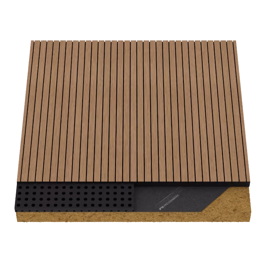 04ML.0214 Lineer acoustic wood panel by Monacoustic, view 2