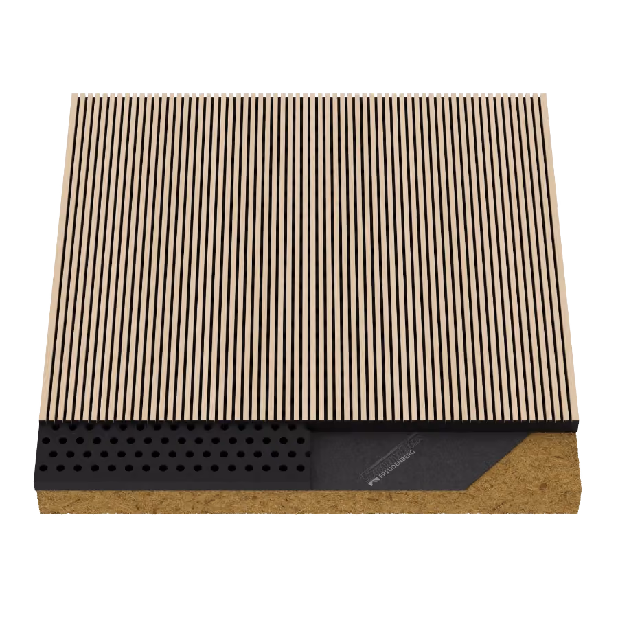 04ML.0305 Lineer acoustic wood panel by Monacoustic, view 2