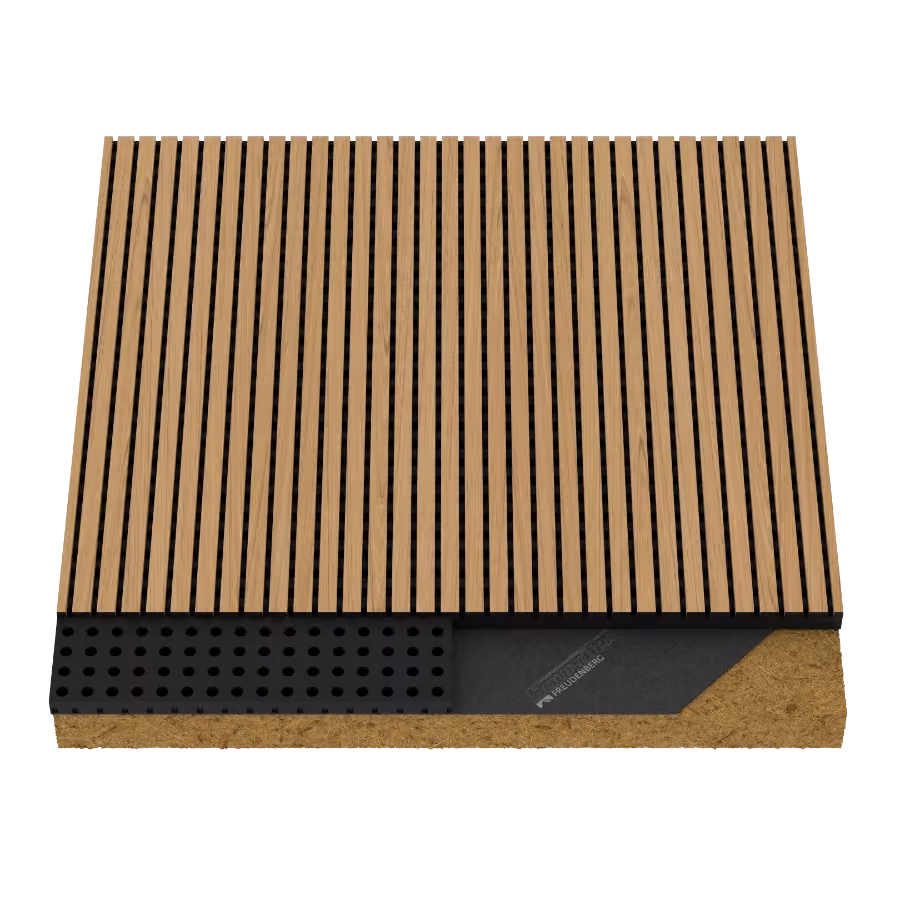 04ML.0412 Lineer acoustic wood panel by Monacoustic, view 2